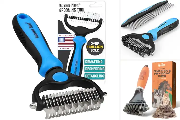 Detailed view of Best All Coat Dematting Combs