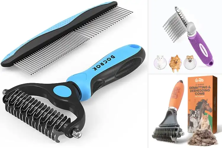 Detailed view of Best All Hair Types Dematting Combs