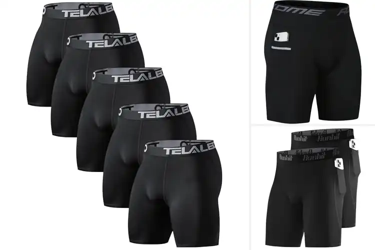 Detailed view of Best All Sports Compression Shorts For Training