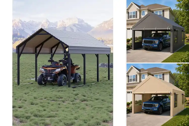 Detailed view of Best All Weather Carport