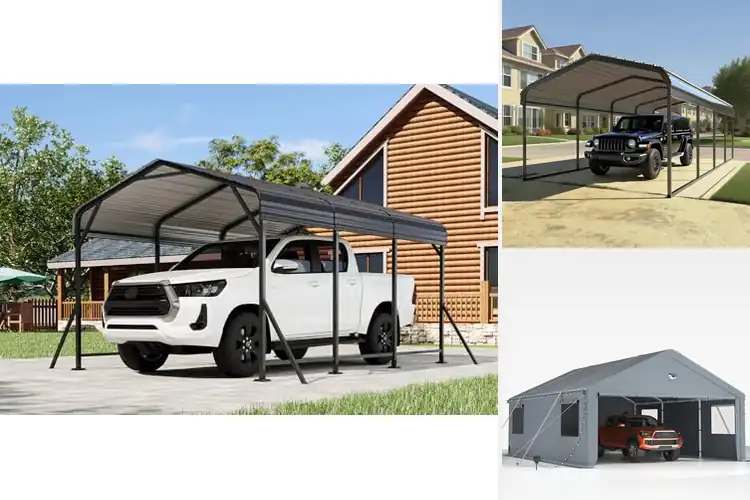 Detailed view of Best All Weather Carports: Ultimate Vehicle Protection Guide