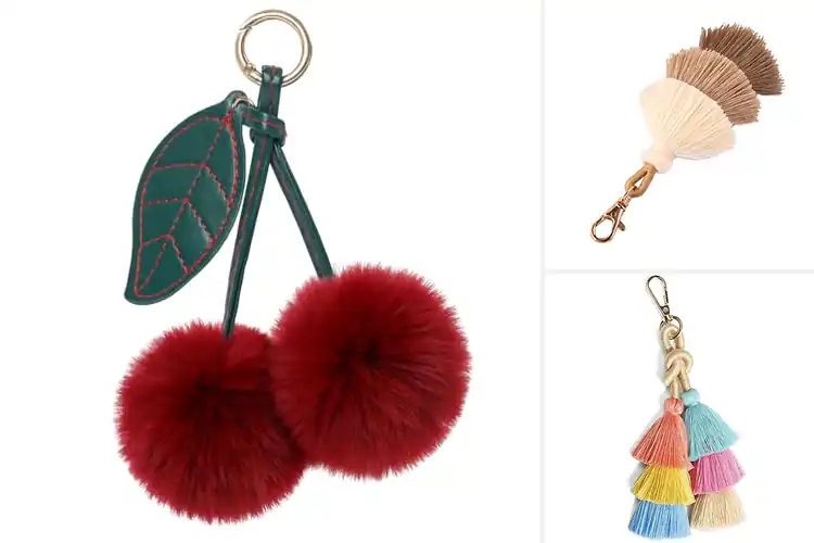 Detailed view of Best Bag Charm Pompoms to Elevate Your Style Instantly