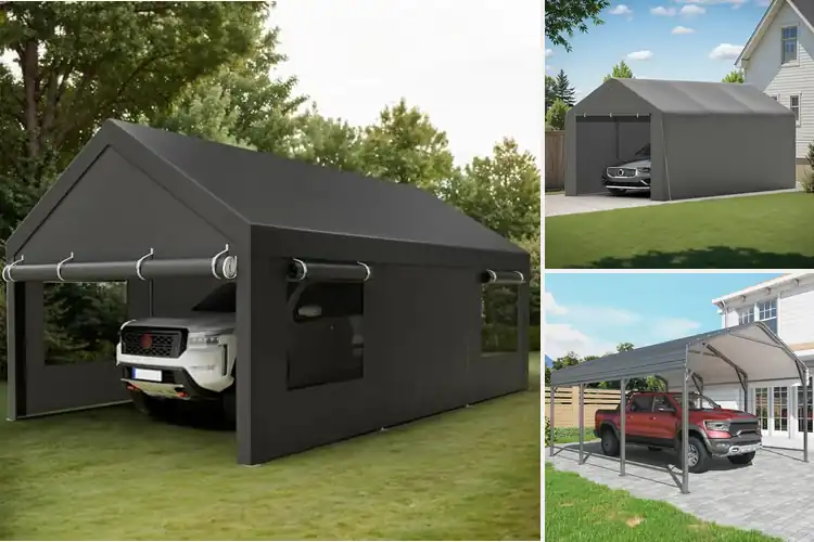 Detailed view of Best Car Shelters