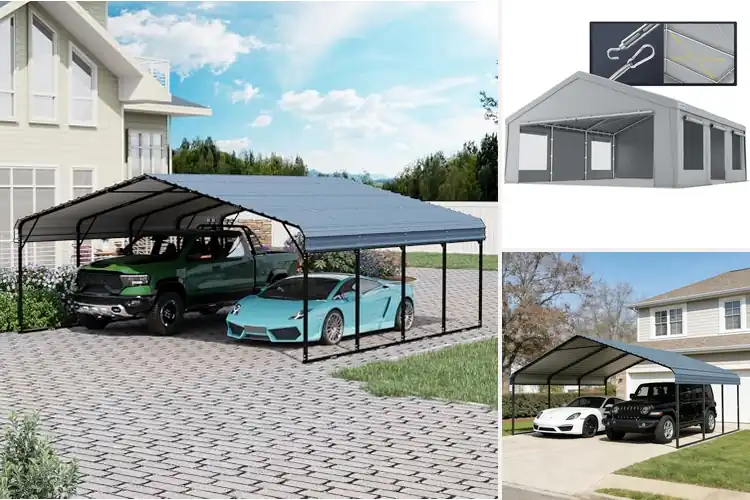 Detailed view of Best Carport For Two Cars