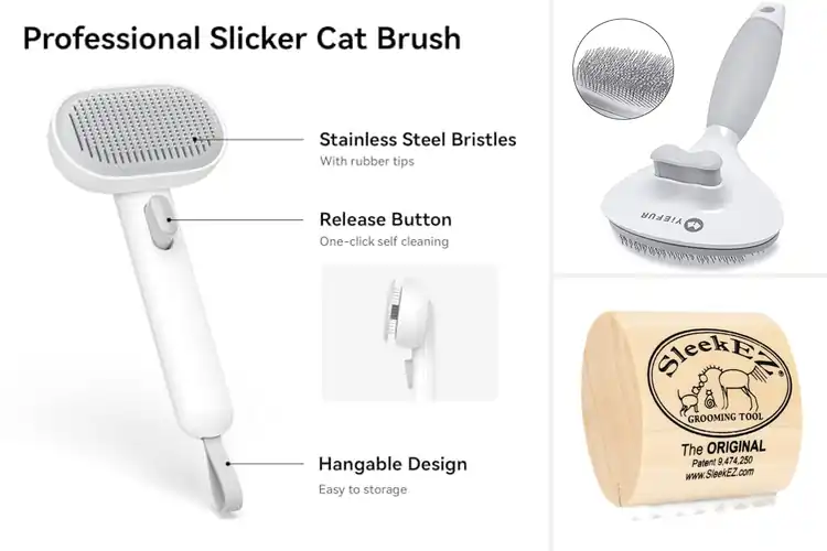 Detailed view of Best Cat Grooming Brushes
