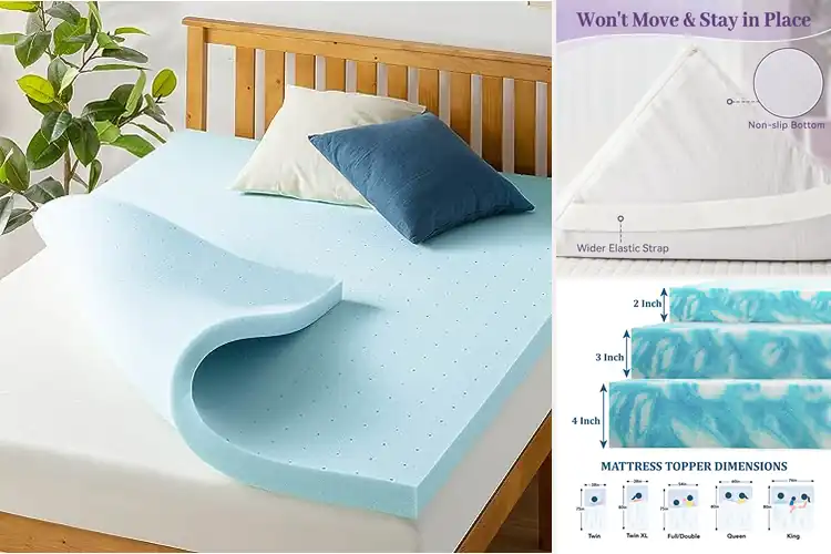 Detailed view of Best CertiPUR-US Certified Foam Toppers