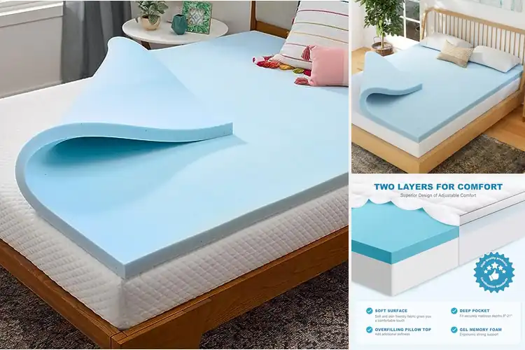 Detailed view of Best Cooling Gel Memory Foam Toppers