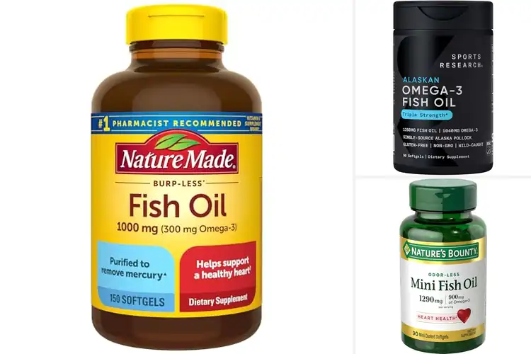 Detailed view of Best Dairy Free Fish Oil Softgels