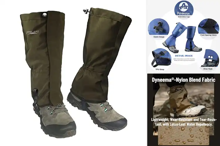 Detailed view of Best Desert Snow Outdoor Gaiters