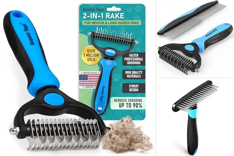 Detailed view of Best Deshedding Undercoat Rakes for a Smooth, Clean Coat