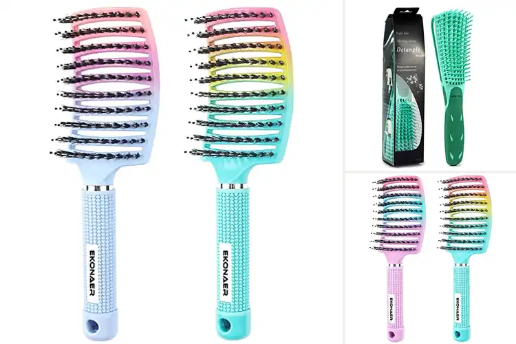 Detailed view of Best Detangling Brushes : Effortless Knots, Happy Hair