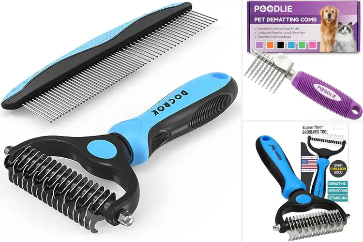 Detailed view of Best Dog And Cat Dematting Comb