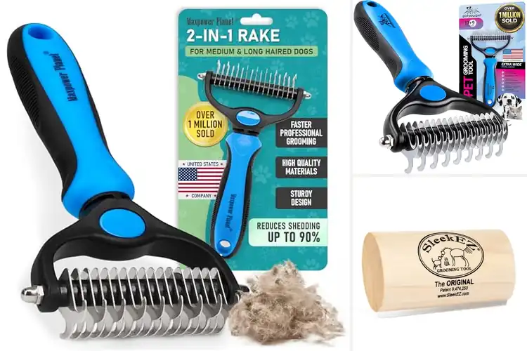 Detailed view of Best Dog Shedding Combs