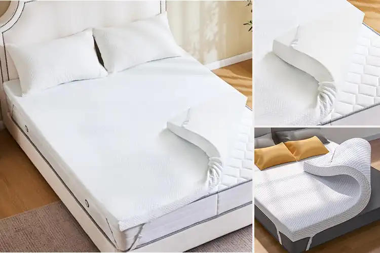 Detailed view of Best Durable Mattress Topper With Removable Cover