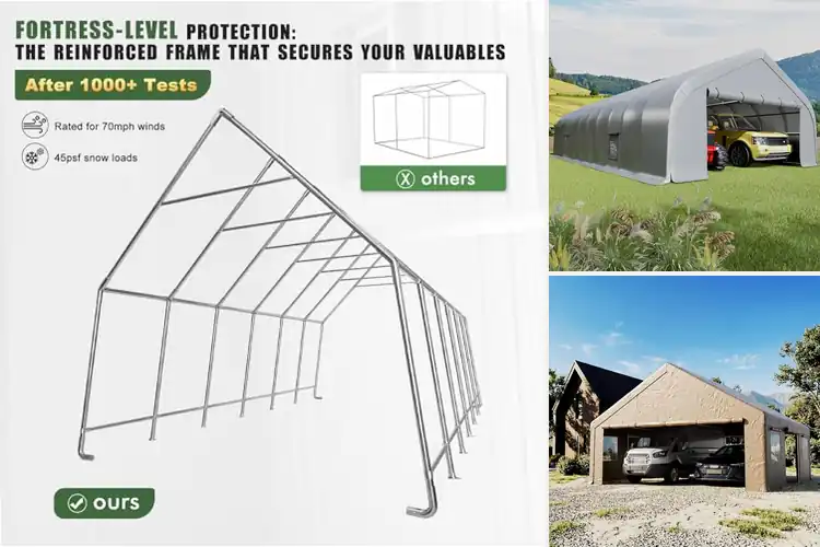 Detailed view of Best Durable Weatherproof Carports