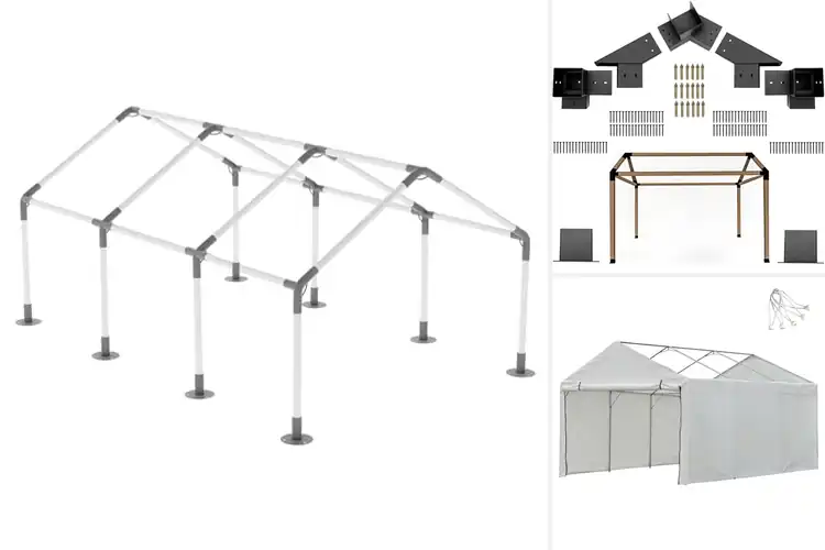 Detailed view of Best Easy Install Carport Kits