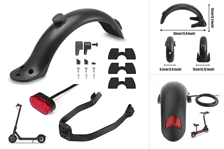 Detailed view of Best Electric Scooter Mudguards: Stay Clean & Dry Every Ride