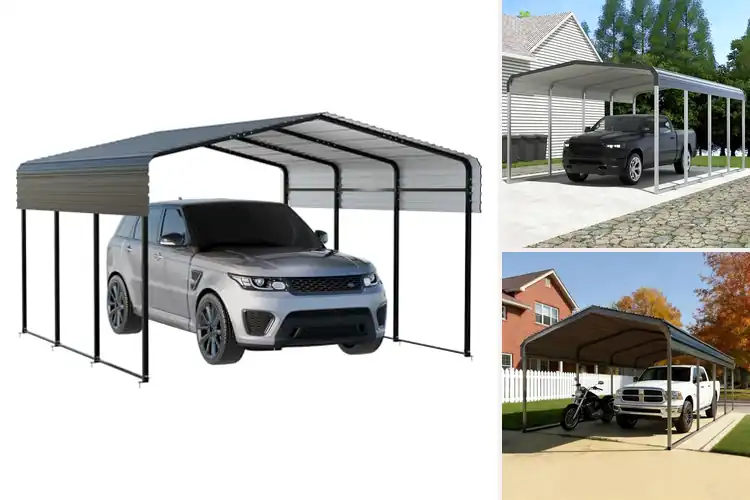 Detailed view of Best Galvanized Carports: Top 10 Tested to Fit Your Budget