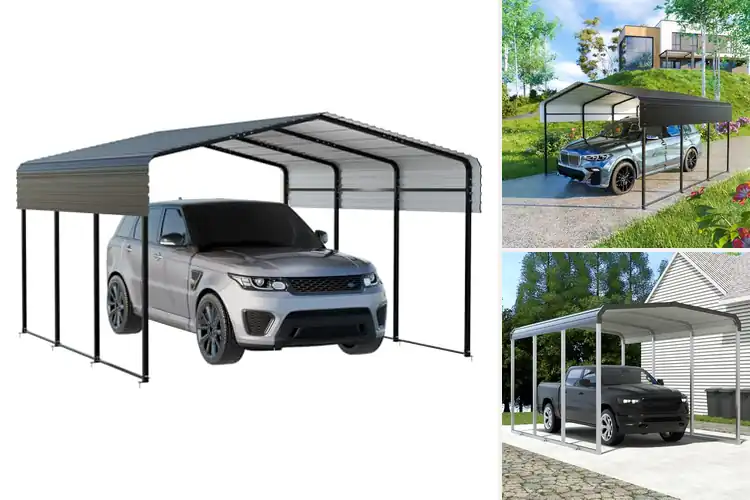 Detailed view of Best Galvanized Roof Carport Canopies