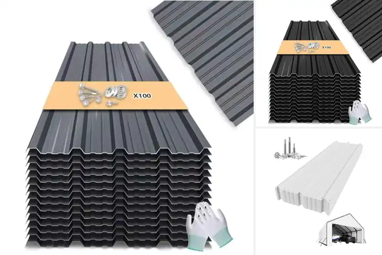 Detailed view of Best Galvanized Roof Carport Panels