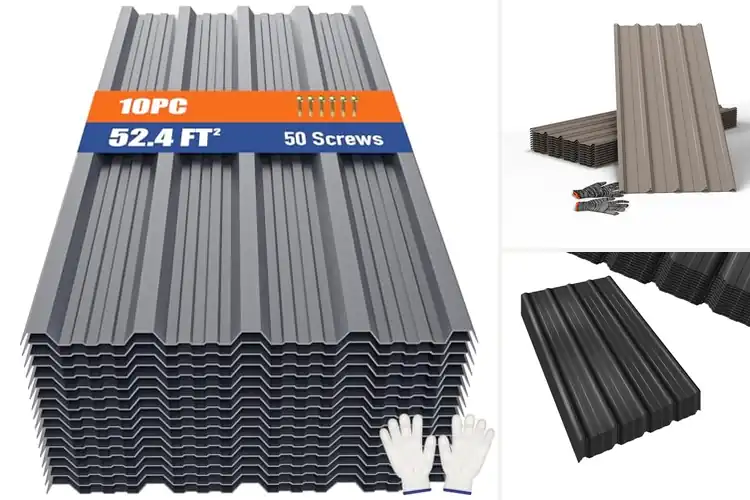 Detailed view of Best Galvanized Steel Roofs