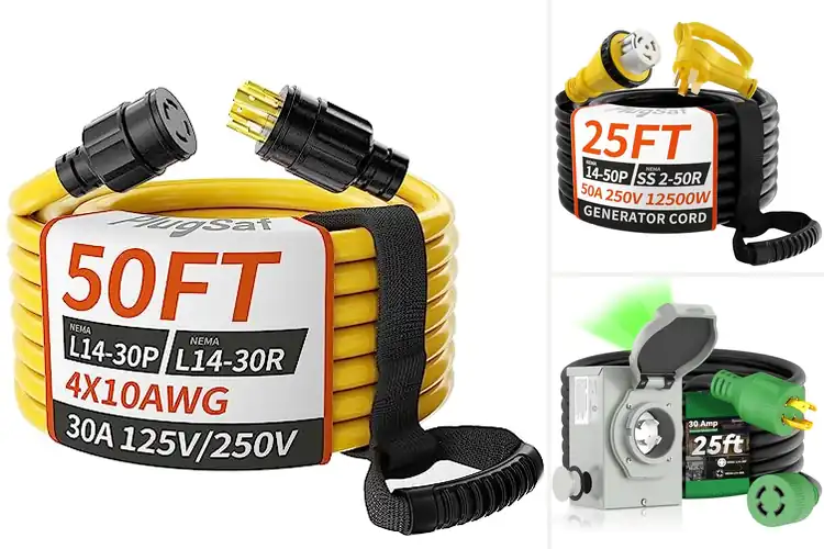 Detailed view of Best Generator Power Cords