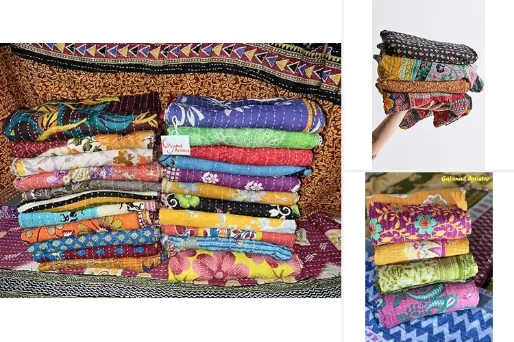 Detailed view of Best Handmade Quilt Blanket: Vintage Charm, Modern Comfort