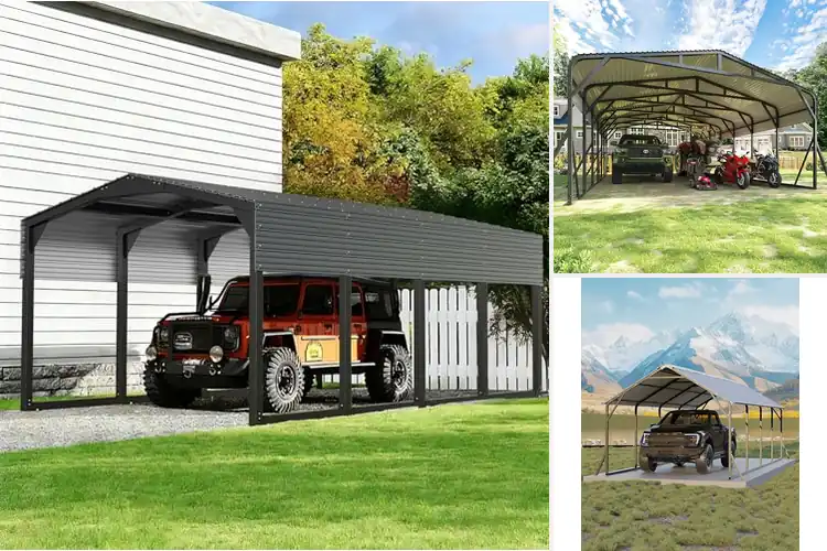 Detailed view of Best Heavy Duty Carports: Ultimate Vehicle Protection Guide
