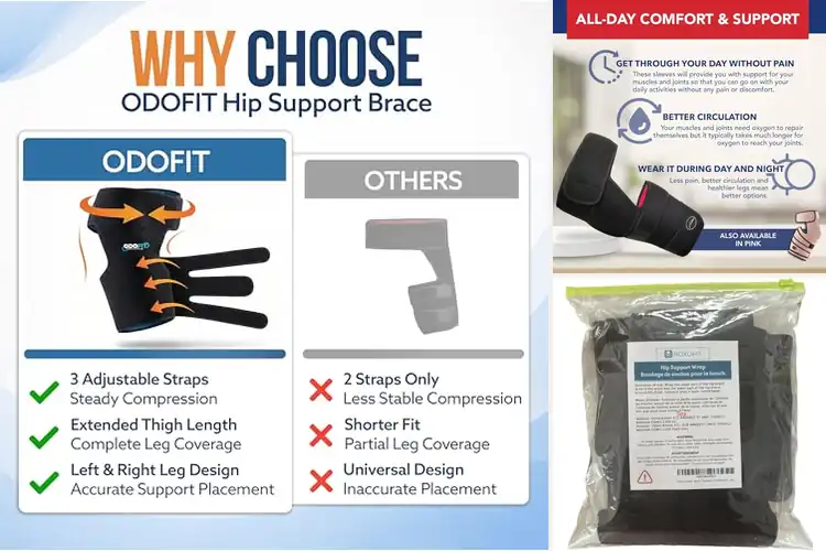 Detailed view of Best Hip And Thigh Support: Relieve Pain, Move Freely