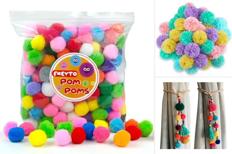 Detailed view of Best Home Decor Pompoms