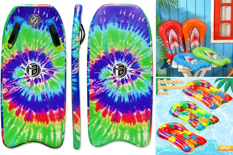 Detailed view of Best Inflatable Bodyboards: Portable & Fun for All Ages