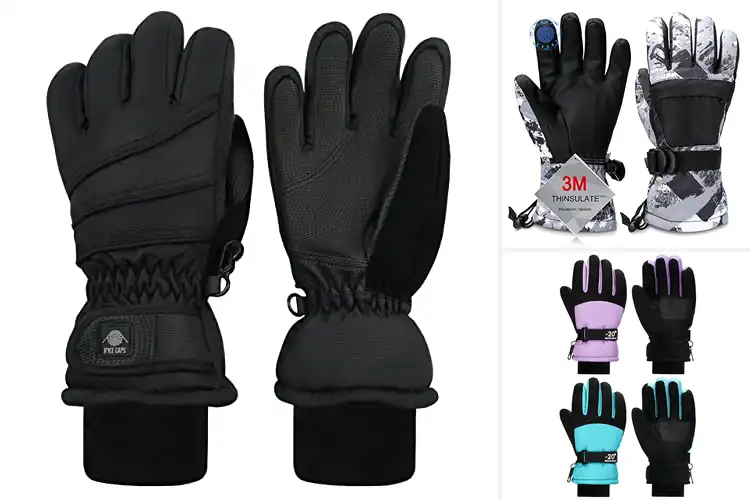 Detailed view of Best Insulated Waterproof Winter Gloves For Kids