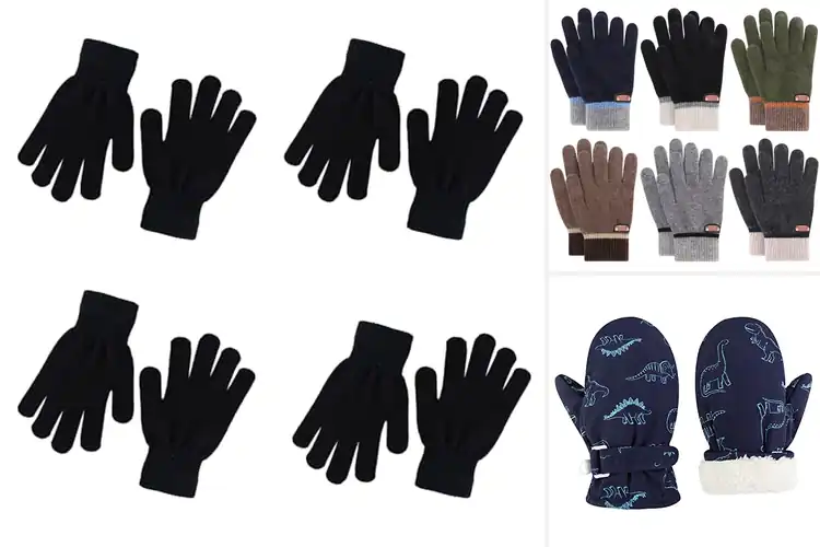 Detailed view of Best Kids Gloves: Durable & Stylish for Warm, Dry Adventures