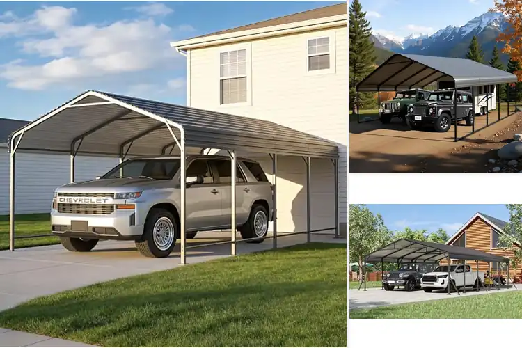 Detailed view of Best Leak-Proof Metal Carports