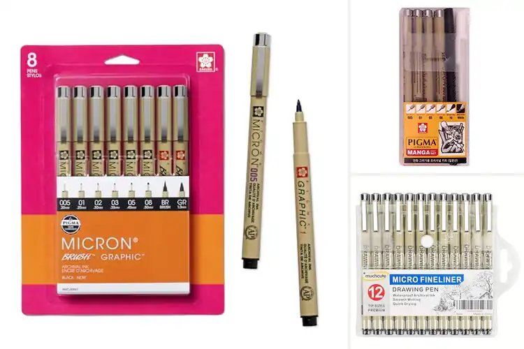 Detailed view of Best Manga Pens: Top 10 Picks for Smooth, Bold Artistry