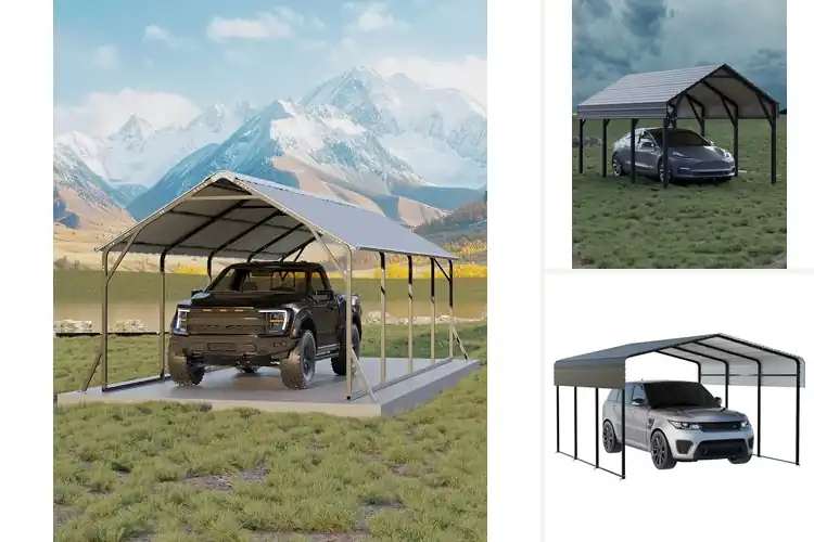 Detailed view of Best Metal Carport Kits