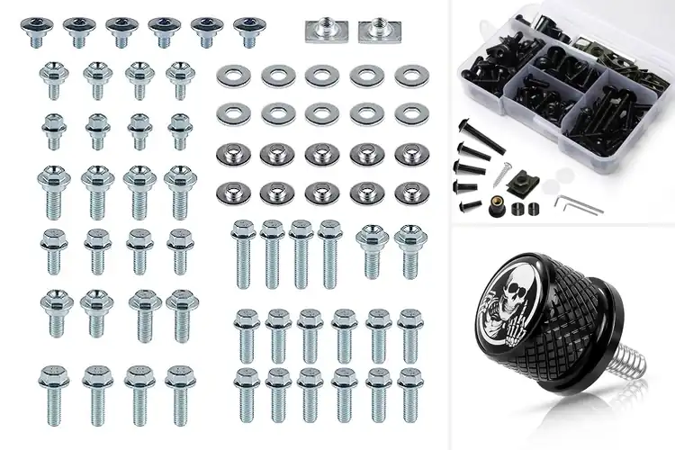 Detailed view of Best Motorcycle Fender Bolts