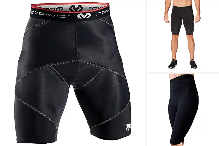 Detailed view of Best Muscle Support Shorts