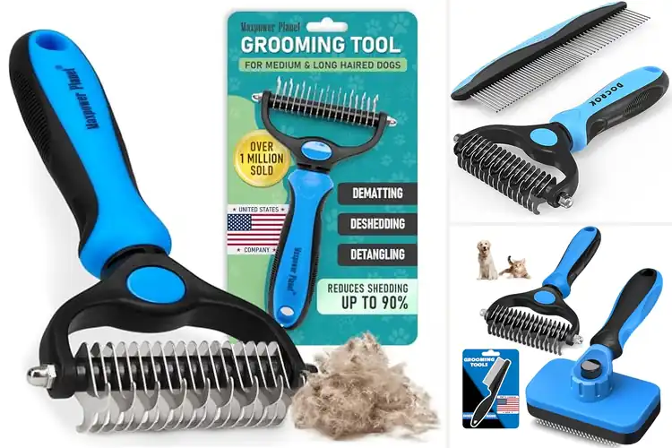 Detailed view of Best Pet Deshedding Rakes