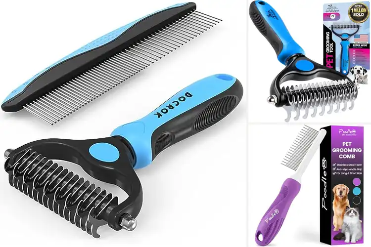Detailed view of Best Pet Detangling Combs