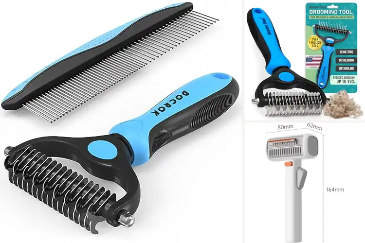 Detailed view of Best Pet Grooming Comb For Detangling And Deshedding