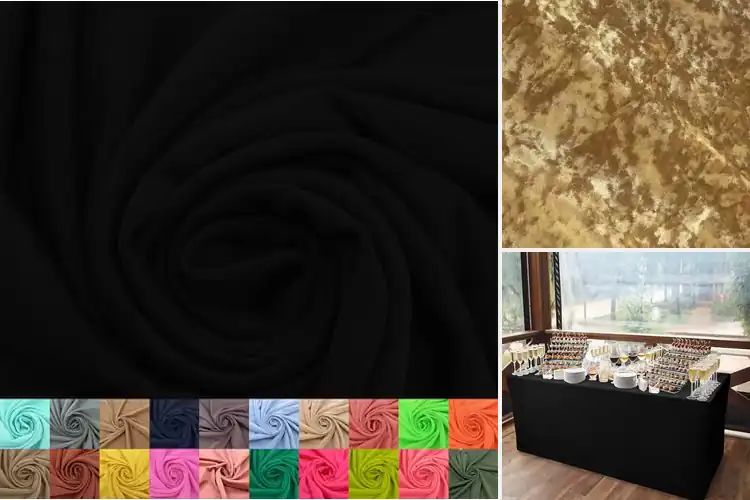 Detailed view of Best Polyester Spandex Blend