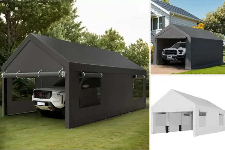 Detailed view of Best Portable Garage Canopies