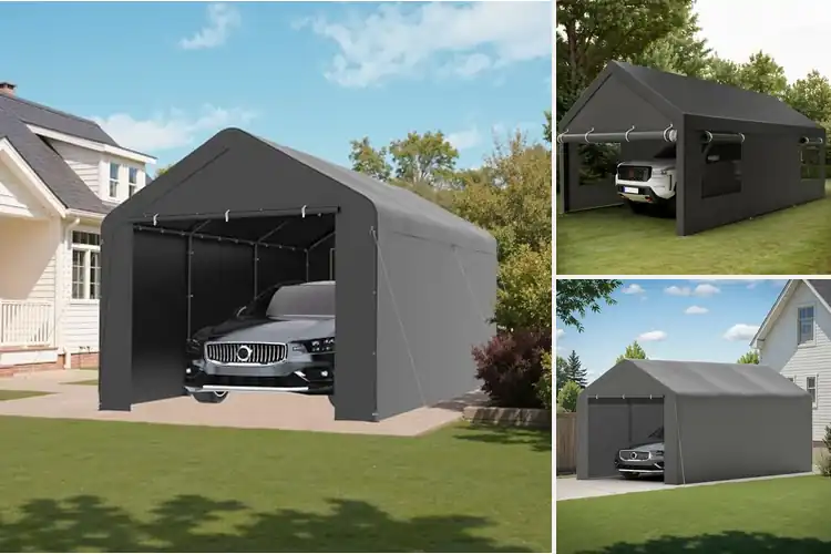 Detailed view of Best Portable Garage Canopy Shelter