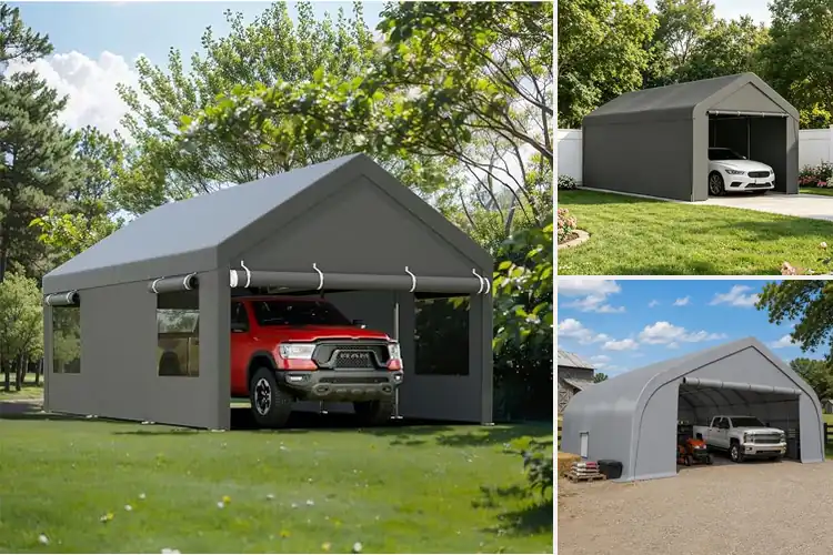 Detailed view of Best Portable Garage