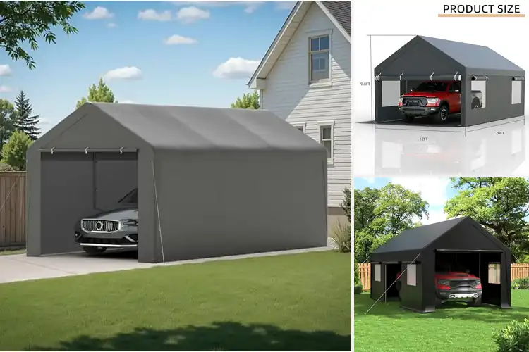 Detailed view of Best Portable Garages