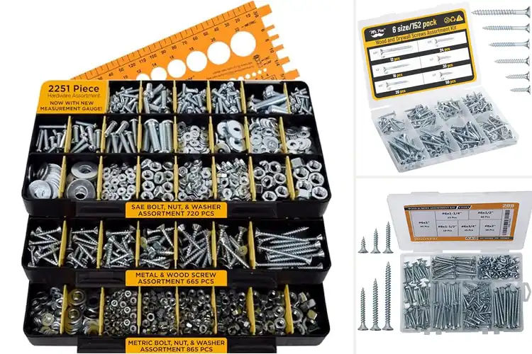 Detailed view of Best Screw Kits: Top Picks for Durable DIY Projects