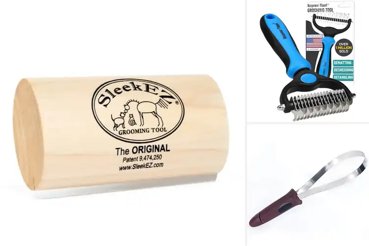 Detailed view of Best Shedding Tools for a Healthier Coat & Hair-Free Home