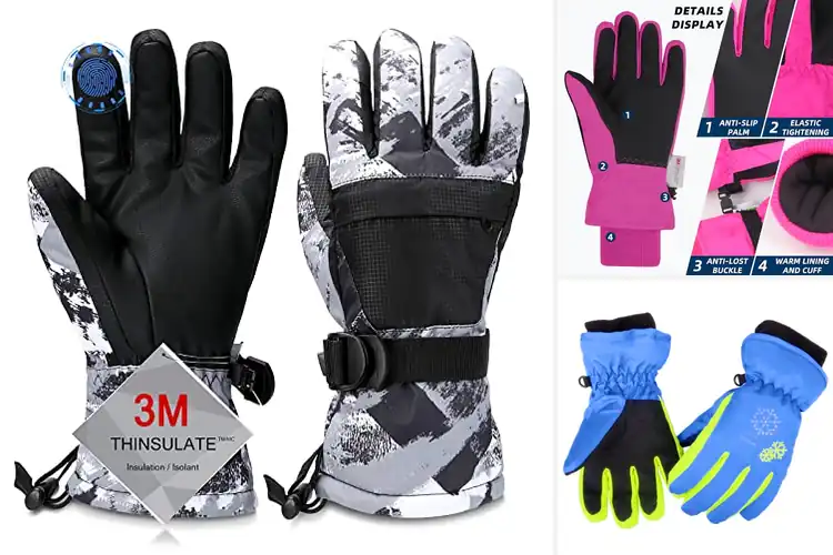 Detailed view of Best Ski Gloves For Children: Top Picks for Warmth & Fun
