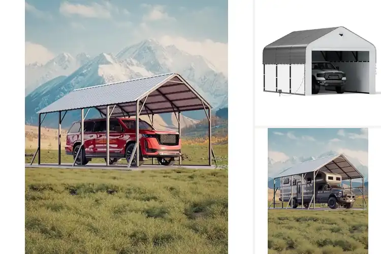 Detailed view of Best Snow Car Shelter